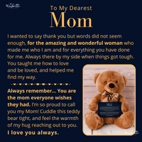Thumbnail for Amazing Mom - Teddy Bear with Canvas Message Card (MM2)
