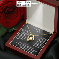Thumbnail for To My Wife – Forever and Always Love Necklace (W26)