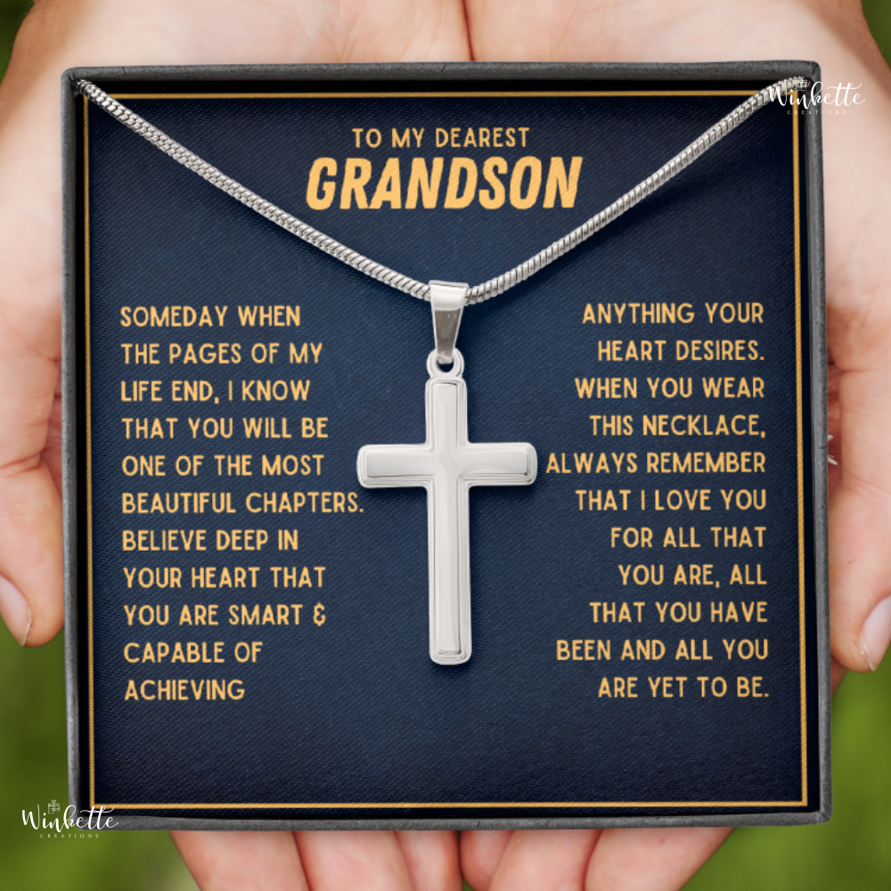 [ALMOST SOLD OUT] Grandson, Beautiful Chapters - Cross Necklace (GS43)