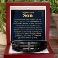 Thumbnail for [Almost Sold Out] Son, Never Lose Faith - Cross Bracelet