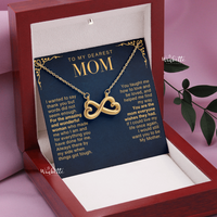 Thumbnail for Mom, Amazing Woman - Infinity Hearts Necklace (MM1)