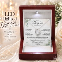 Thumbnail for To My Daughter on Your Wedding Day – Forever Love Necklace (D37)
