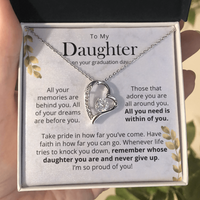 Thumbnail for Daughter, All You Need Is Within You - Forever Love Necklace