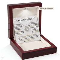 Thumbnail for Granddaughter, My Most Beautiful Chapter - Love Knot Necklace Gift Set (GD130)