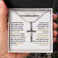 Thumbnail for To My Granddaughter - Cross Necklace Gift Set (GD131)