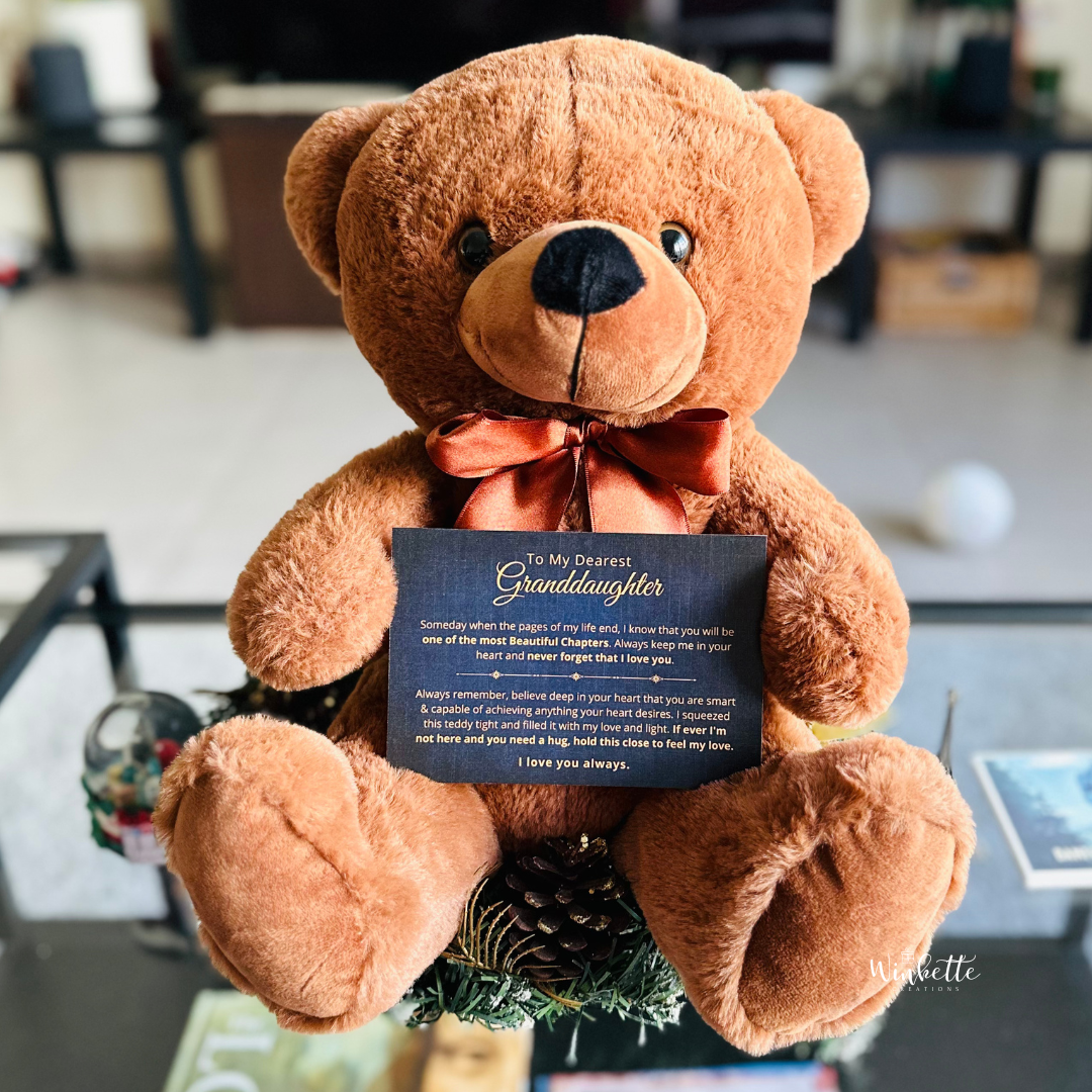 Granddaughter, Never Forget - Teddy Bear with Canvas (GD79-UGC)