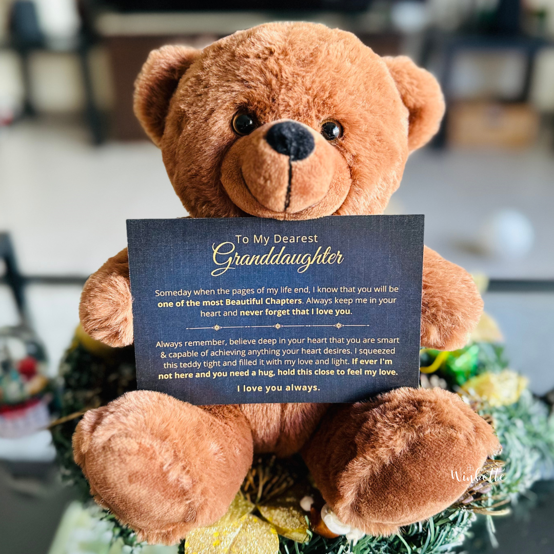 Granddaughter, Never Forget - Teddy Bear with Canvas (GD79-UGC)