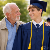 Thumbnail for Grandfather and grandson. A heartfelt faith-based gift idea for grandsons from grandpa. Perfect for Christian gifts, sentimental jewelry, or meaningful grandson graduation presents.