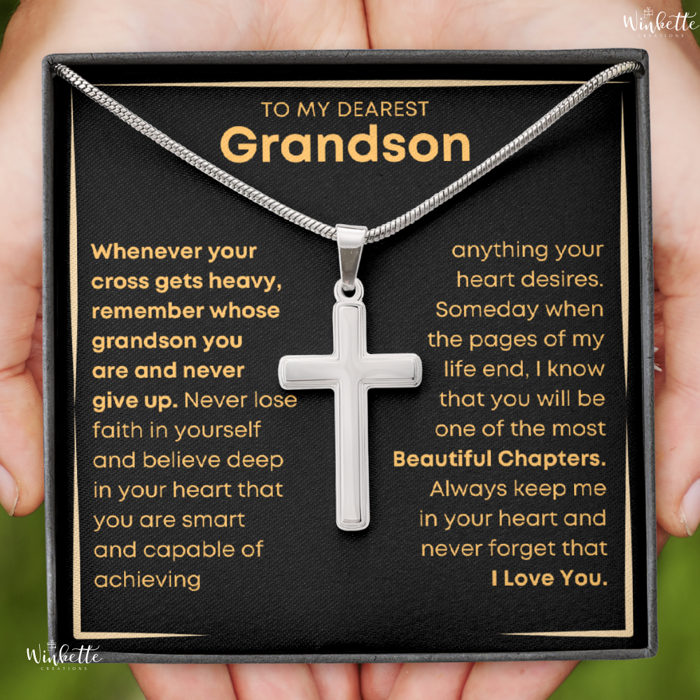 [ALMOST SOLD OUT] Grandson, Love and Faith - Cross Necklace (GS42)