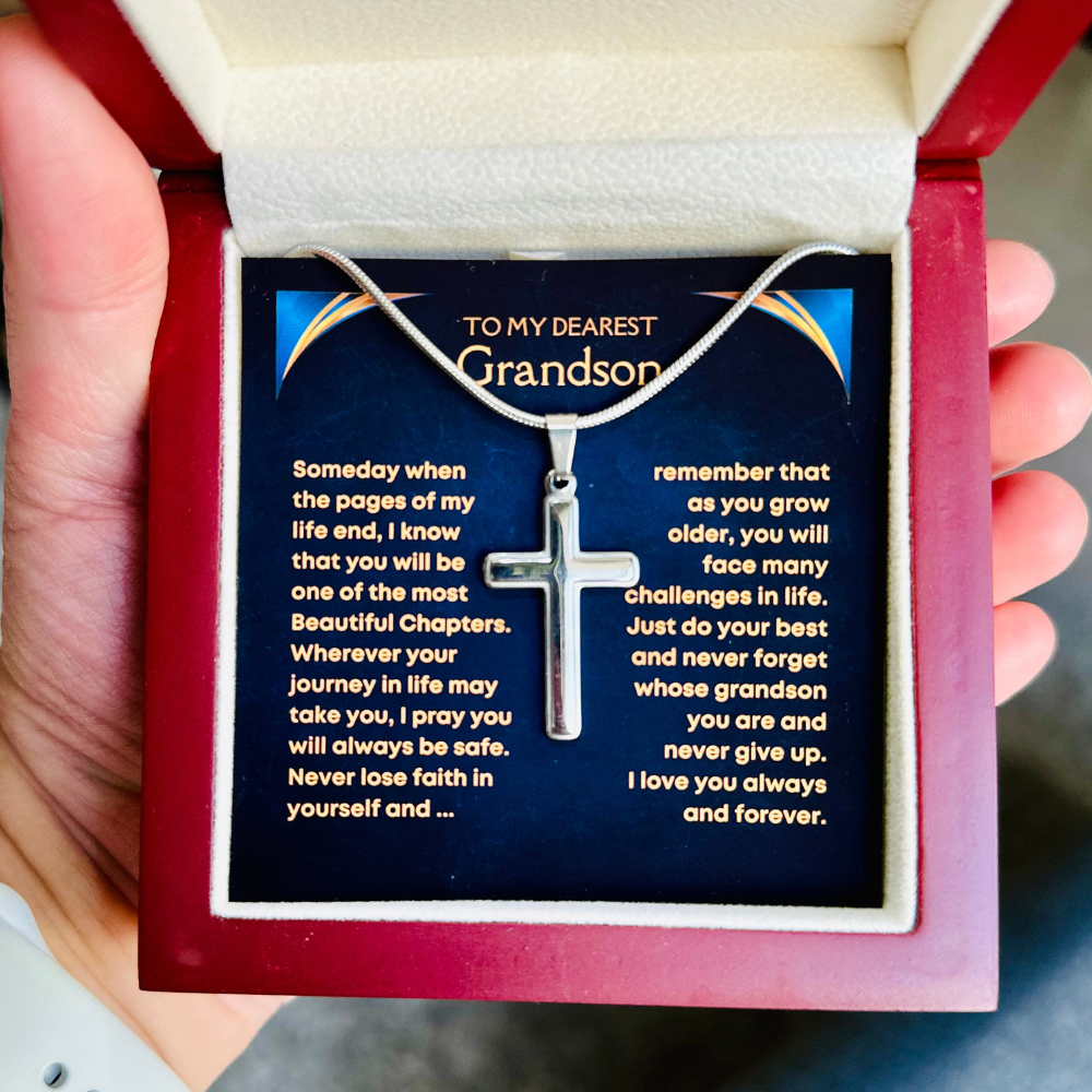 Grandson, My Beautiful Chapter - Cross Necklace (GS56-UGC)