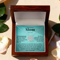 Thumbnail for Gift For Mom - Magnetic Hearts Lucky Clover Necklace (MM19)