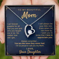 Thumbnail for To My Mom, Love Your Daughter - Forever Love Necklace (MM7)