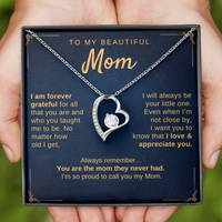 Thumbnail for Mom, Proud Of You - Forever Love Necklace (MM5)