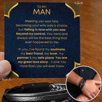 Thumbnail for [ALMOST SOLD OUT] My Man, My Great Love Story - Men's Cross Bracelet (M2)