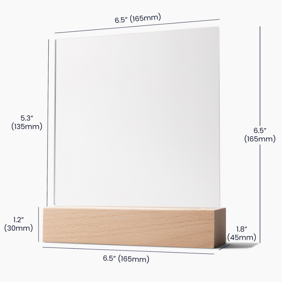 In Loving Memory Sign - Acrylic plaque for loss of husband