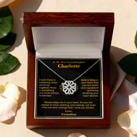 Thumbnail for To My Granddaughter Magnetic Hearts Necklace with Personalized Message Card Gift Set (GD127-P)