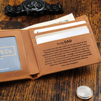 Thumbnail for To My Dad Premium Leather Wallet From Daughter (DAD06)