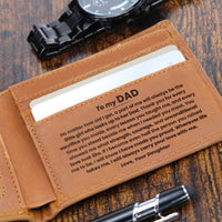 Thumbnail for To My Dad Premium Leather Wallet From Daughter (DAD06)