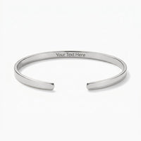 Thumbnail for To My Man - Custom Engraved Cuff Bracelet Gift Set (M4)
