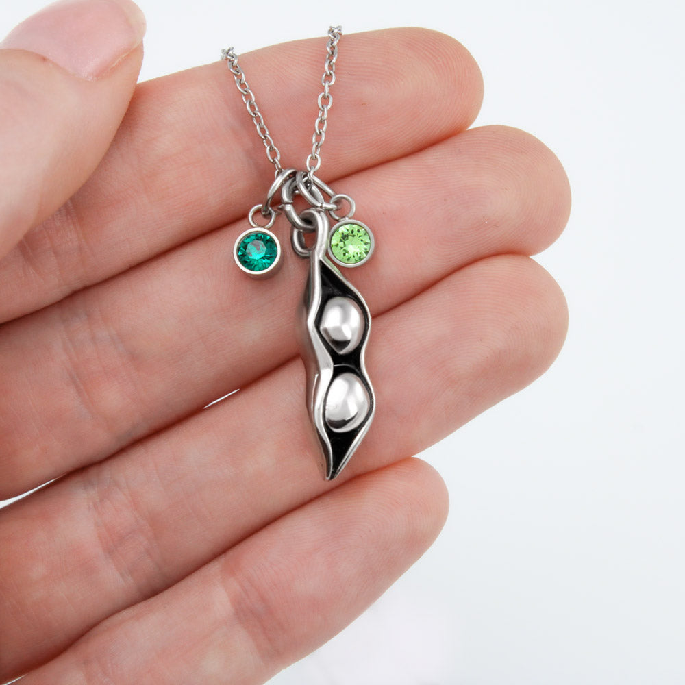 Best Friend, You And Me - Pea Pod Necklace 002