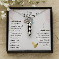 Thumbnail for Best Friend, You And Me - Pea Pod Necklace 002