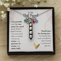 Thumbnail for Best Friend, You And Me - Pea Pod Necklace 002