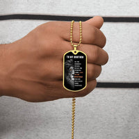 Thumbnail for Brother, We'll Fight Together - Luxury Dog Tag Necklace