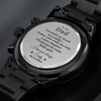 Thumbnail for Father of the Bride Gift - Personalized Wrist Watch