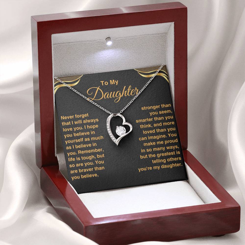 Daughter, You Make Me Proud - Forever Love Necklace (D22)