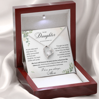 Thumbnail for To My Daughter on Your Wedding Day – Forever Love Necklace (D37)