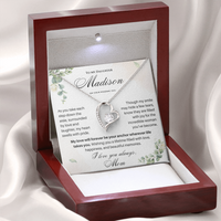 Thumbnail for To My Daughter on Your Wedding Day – Personalized Necklace Gift (D37-P)