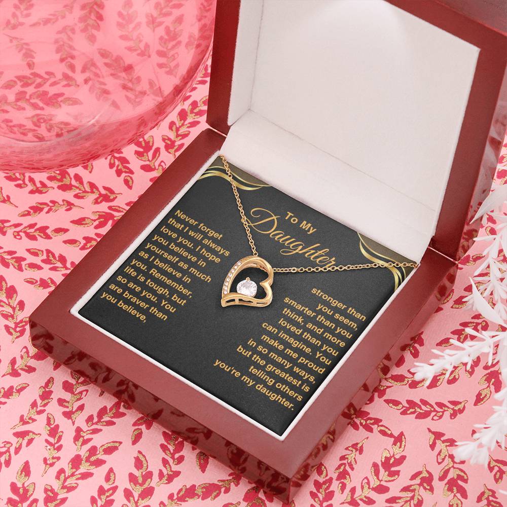 Daughter, You Make Me Proud - Forever Love Necklace (D22)