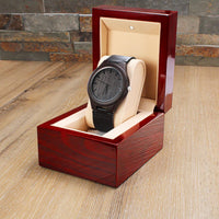 Thumbnail for To My Grandson-In-Law - Engraved Wooden Watch