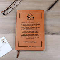 Thumbnail for To My Son, Graduation Gift - Leather Journal (S68)