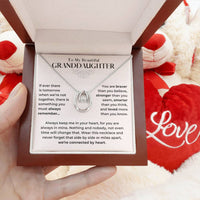 Thumbnail for Gift-ready granddaughter necklace in Luxury Box