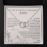 Thumbnail for To My Granddaughter, Always Remember This - Infinity Circle Necklace (GD97-P)