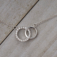 Thumbnail for To My Granddaughter, Always Remember This - Infinity Circle Necklace (GD97-P)