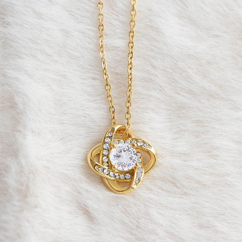 Granddaughter, My Beautiful Chapter - Love Knot Necklace