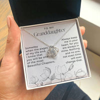 Thumbnail for Granddaughter, My Beautiful Chapter - Love Knot Necklace
