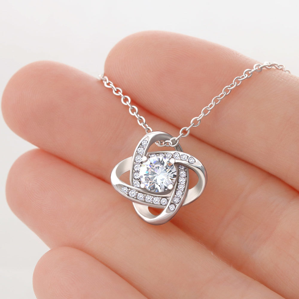 Granddaughter, My Beautiful Chapter - Love Knot Necklace