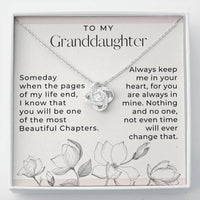 Thumbnail for A beautiful White gold necklace for granddaughter from grandma or grandpa.