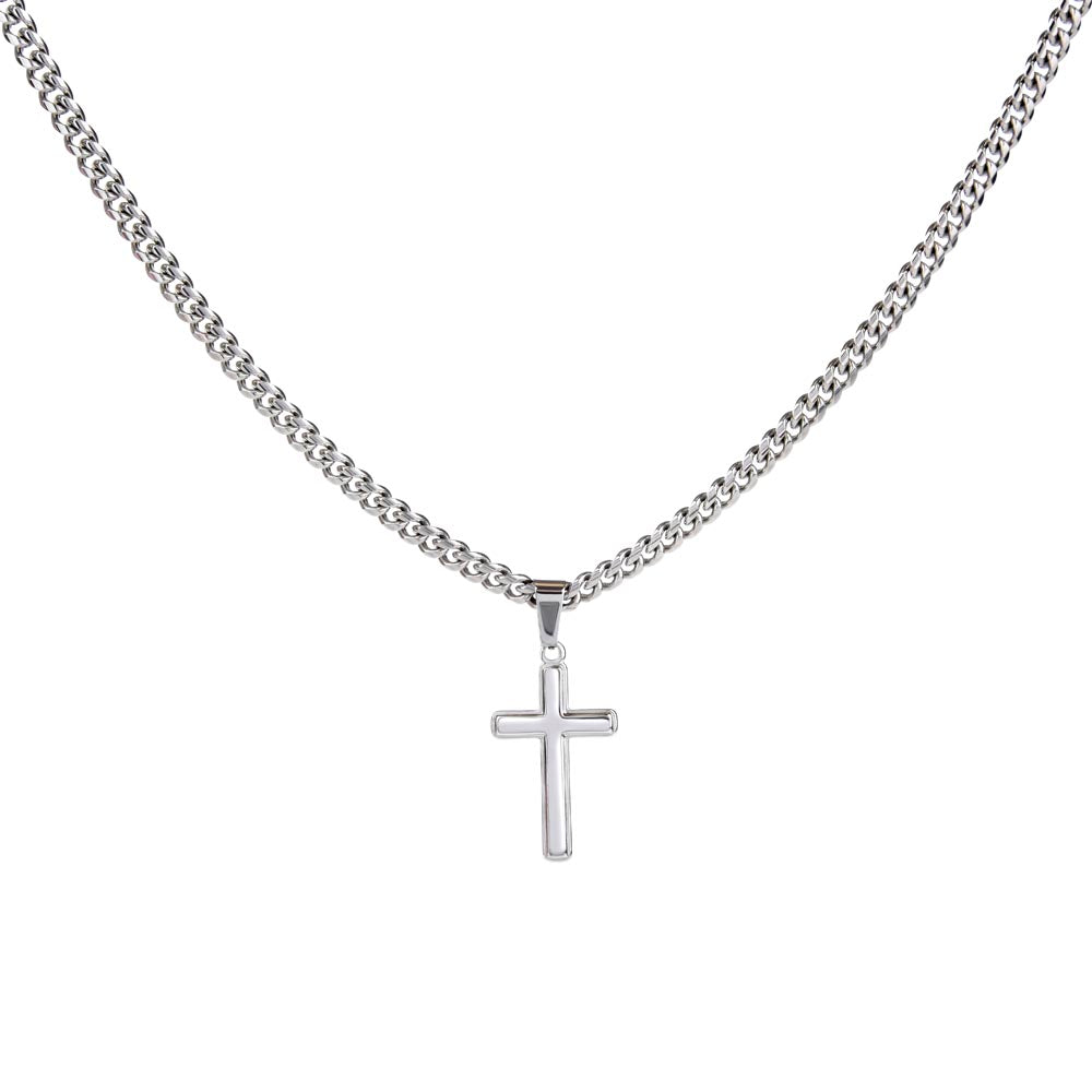 [ALMOST SOLD OUT!] Grandson, Never Give Up - Cross Chain Necklace (GS51-UGC)