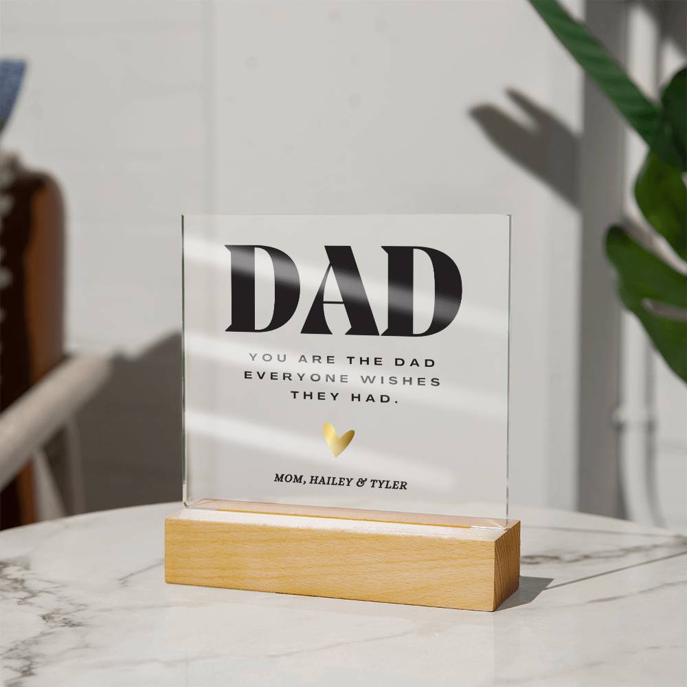 Dad, Premium Acrylic Plaque (DAD01)