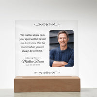 Thumbnail for In Loving Memory With Photo - Personalized Premium Acrylic Plaque