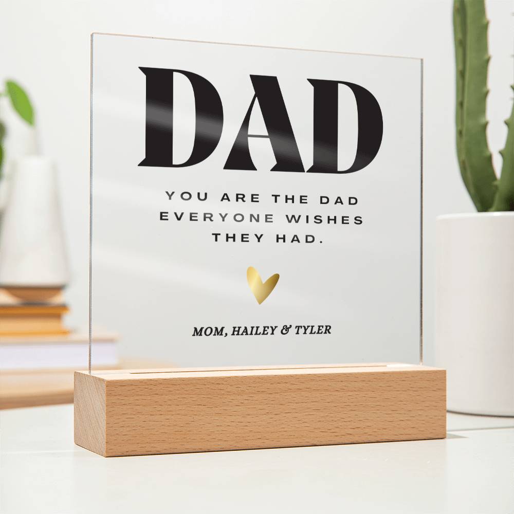Dad, Premium Acrylic Plaque (DAD01)