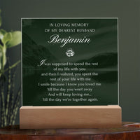 Thumbnail for In Loving Memory Of My Dearest Husband - Personalized Acrylic Plaque