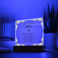 Thumbnail for In Loving Memory Sign - Acrylic plaque for loss of husband