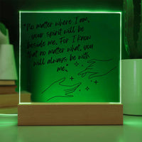 Thumbnail for Always Be With Me - Premium Acrylic Plaque