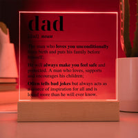 Thumbnail for Dad, Definition of Dad - Acrylic Plaque