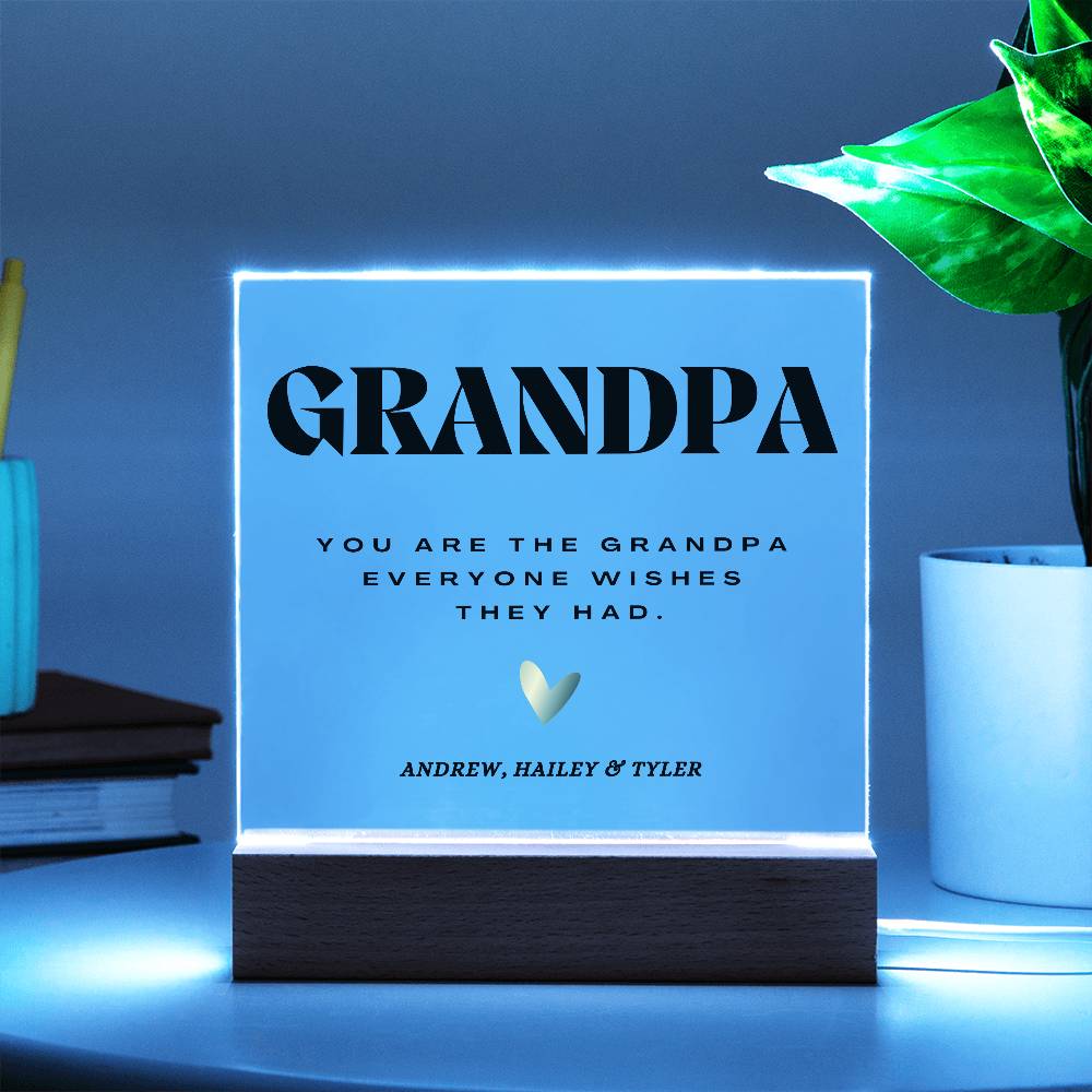 Grandpa, Premium Acrylic Plaque (GP01)